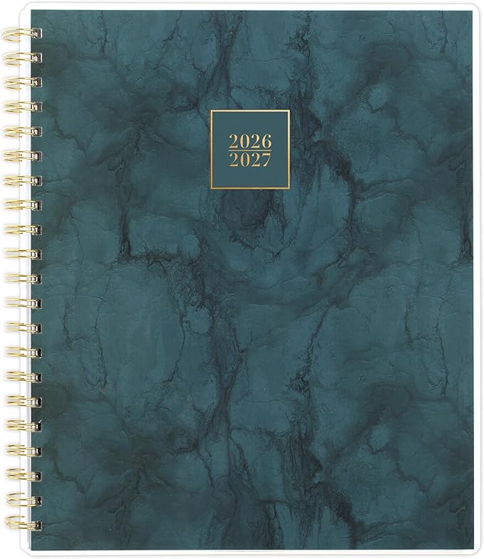 Cambridge Planner 2026-2027 Weekly & Monthly Academic 12-Month July-June, 8-1/2" x 11", Tundra (1798-905A)