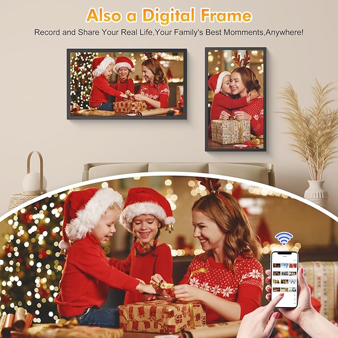 32" Smart Digital Frame Calendar-for-Family-Planner - Electronic Calendar for Business Chore Chart, Touchscreen Display for Family Schedules, Auto-Sync Google iCloud Outlook Calendars for Mom Dad
