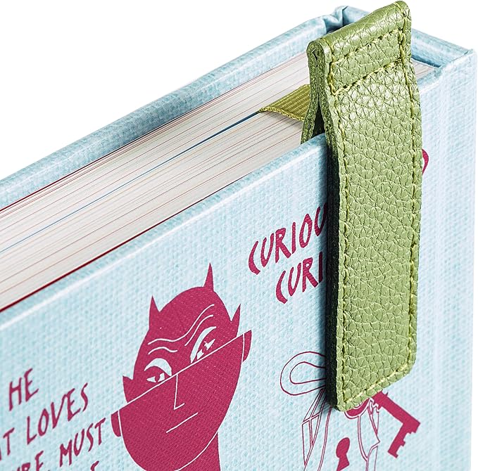 Superior Essentials Planner Magnetic Bookmark - Genuine Leather, Single Long Ribbon Bible Bookmark for Book Lovers - Amplify Your Love for Books with Our Elegant Ribbon Page Marker (3PC, Sage Green)