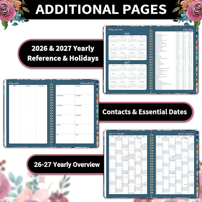 Planner 2026-2027, Fu-ck It Academic Planner 2026-2027 for Women, JULY 2026 - JUNE 2027, 6.5" x 8.5", 12-month Funn-y Weekly and Monthly Planner, 26-27 Calendar Planner with Badas-s Quotations, Colorful Tabs, Gifts for Women