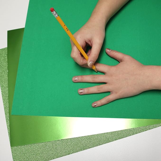 BAZIC Products Poster Board Assorted Color 22" X 14", Colored Poster Board Paper, for School Craft Project Presentation Drawing Graphic, 240-Count