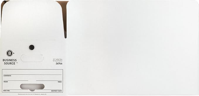 Business Source Medium Duty Letter-sz Storage Box