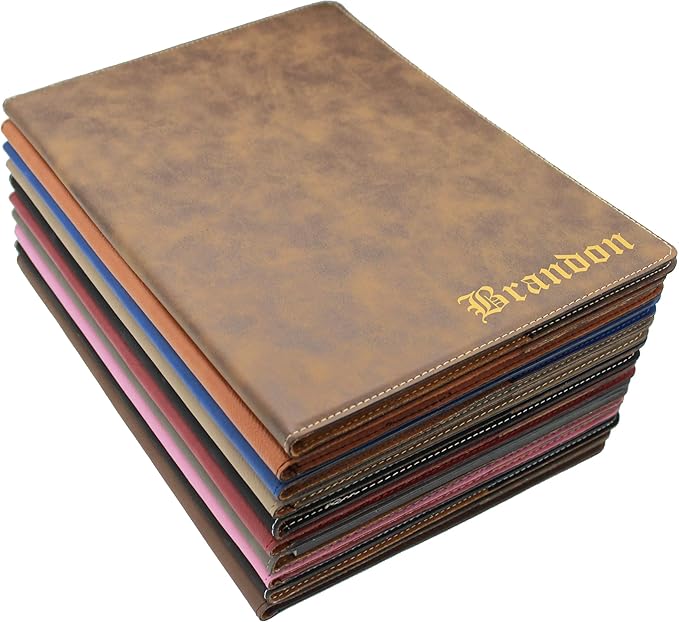 My Personal Memories, Custom Personalized Business Portfolio with Engraved Journal Notepad Padfolio Gifts