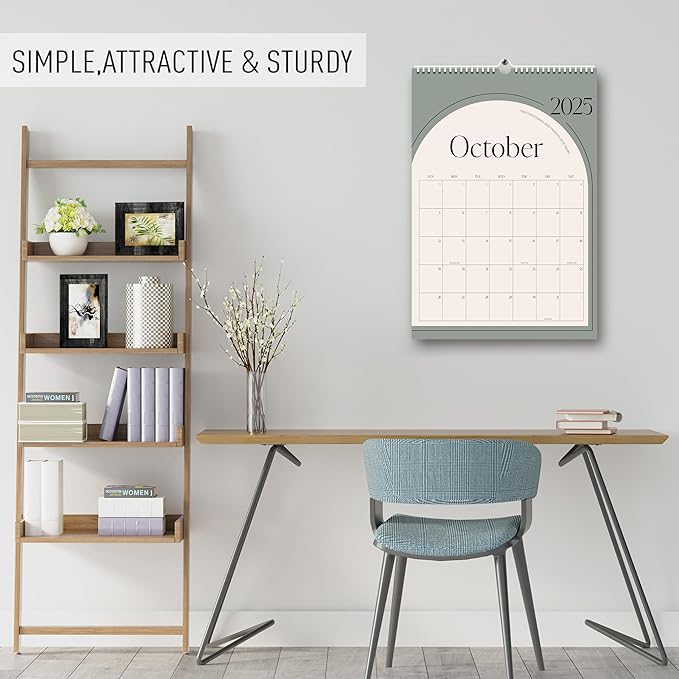 Aesthetic 2026 Wall Calendar - 12 Monthly Calendar from January 2026 to December 2026, 14.5" x 10.5", Modern Vertical Wall Hanging Calendar for Organizing & Planning