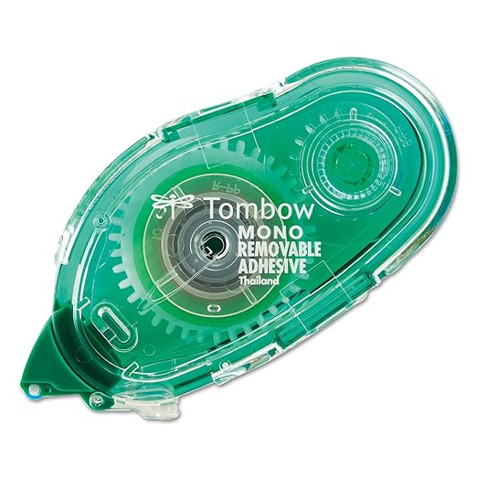 Tombow 62108 Mono Removable Adhesive Applicator, 1/3-Inch x 472-Inch, Roller (TOM62108)