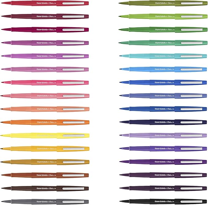 Paper Mate Flair Point-Guard Porous Point Pens 12 Green Pens (8440152) (Pack of 12)