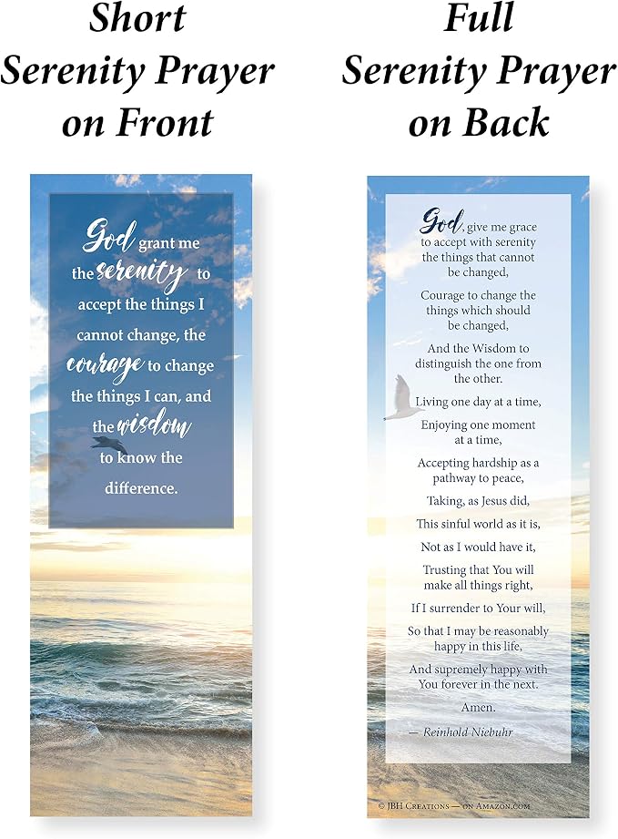 Serenity Prayer Bookmarks - Pack of 48