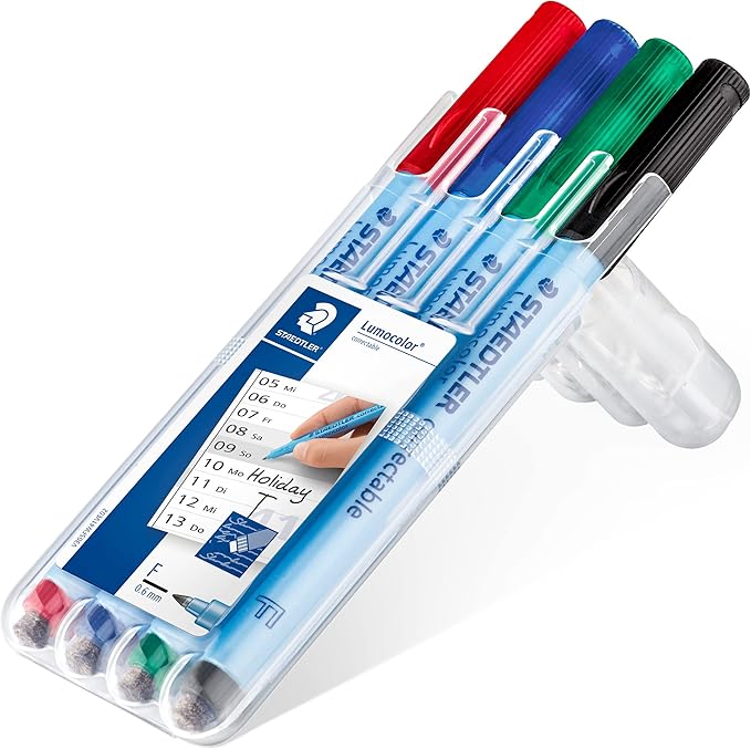 Staedtler Lumocolor Correctable fine point Pens (305FWP4)