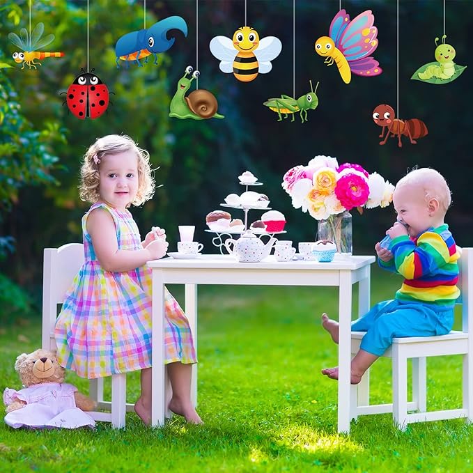 45 Pcs Bugs Bulletin Board Cutouts Insect Cutouts Bug Mini Accents Card Insect Theme Cutouts Summer Classroom Decoration Butterfly Bee Cutouts for Early Childhood Teacher Student School Party Supplies