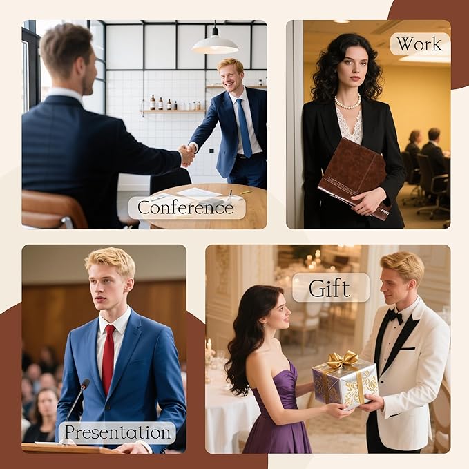 Calfinder Personalized Portfolio for Women&Men, Free Name Engrave,Customized Leather Padfolio, Business Portfolio with with Handle for Ipad, Unique Gift for Graduation