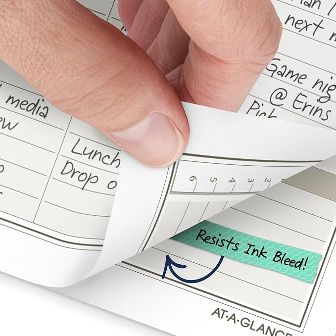 AT-A-GLANCE 2027 Planner Refill, Weekly & Monthly, 5.5" x 8.5", Desk Size 4, Tabbed, 7-Ring Loose-Leaf (481-285Y-27)