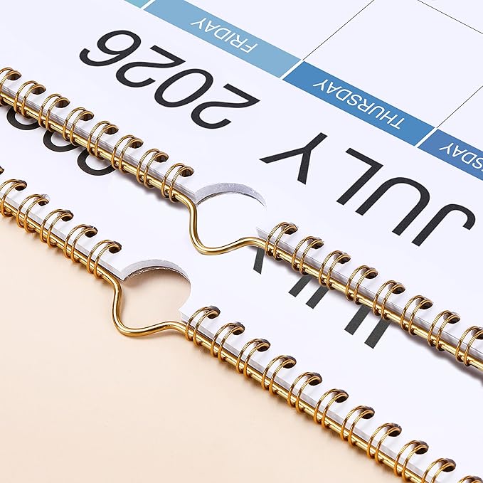 2026-2027 Wall Calendar - Jul 2026 - Dec 2027, 18 Monthly Hanging Calendar 2026-2027 Planner, 15" x 11.5", Spiral Binding, Yearly Overview, Holidays, Large Blocks, Perfect Organizer for Home & Office