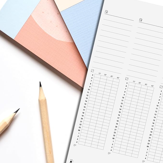 Weekly Study Planner - Academic Organizer, Week and Day Timetable - Goals, Subjects, To-Do List, Notes, Study Hours - Planner for Exams
