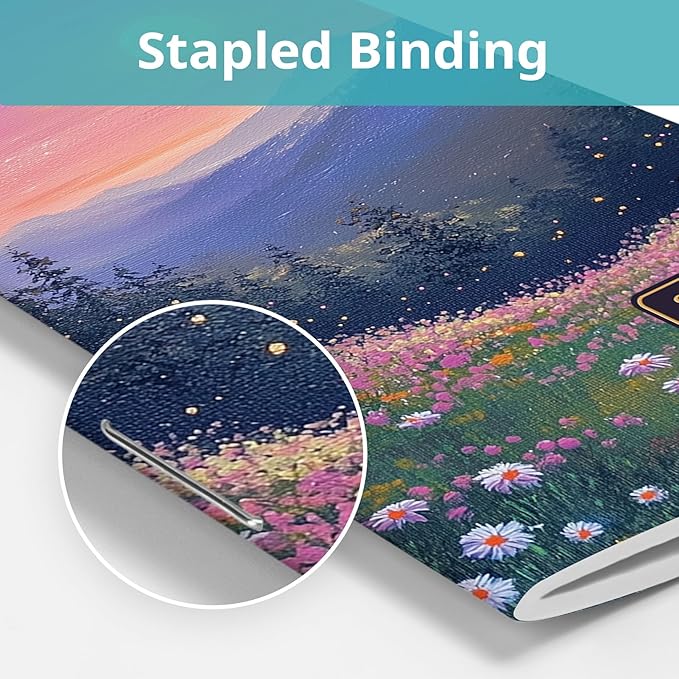 Pocket Calendar 2026-2027 for Purse, Two Year Monthly Planner Pocket Size 6.5" x 3.5", Jan 2026 - Dec 2027 Monthly Planner Small Calendar for School, Work and Home - Twilight Bloom