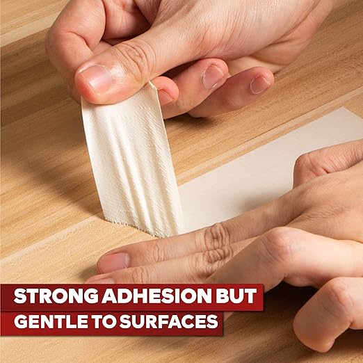 XFasten Extra Sticky Double-Sided Tape, White, 2-inch x 15-Yard, Extreme Bonding for Anti-Scratch Cat Training Tape, Rug to Carpet Anti Slip Gripper Tape, and Woodworking