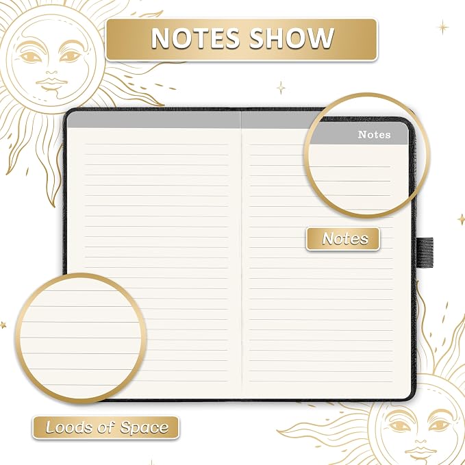 2027 Planner - 2027 Pocket Calendar/Planner, Jan. 2027 - Dec. 2027, 6.2''×4'', 12-Month Weekly & Monthly Planner 2027 and Organizer, Hardcover, Pen holder - Black