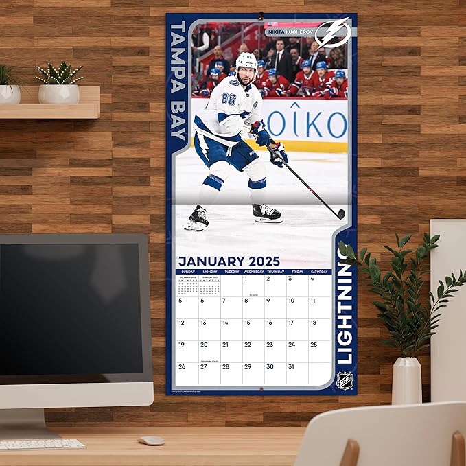 Turner Licensing, NHL Tampa Bay Lightning 2025 Wall Calendar