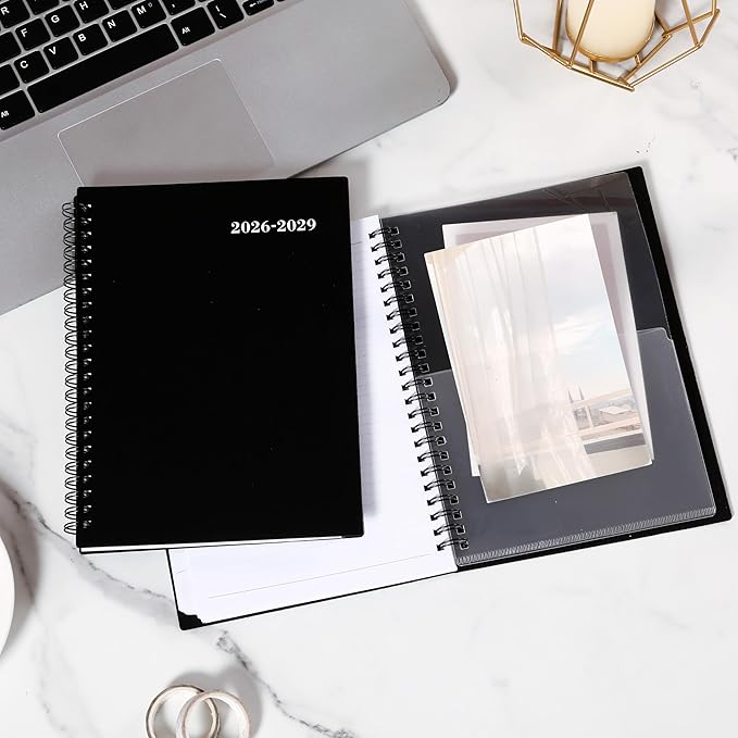 2026-2029 Monthly Planner/Calendar - 3 Year Monthly Planner 2026-2029, JUL 2026 - JUN 2029, 6.2" x 8.3", 3 Year Calendar 26-29 with Inner Pocket, Polypropylene Cover, 36-Month Tabs