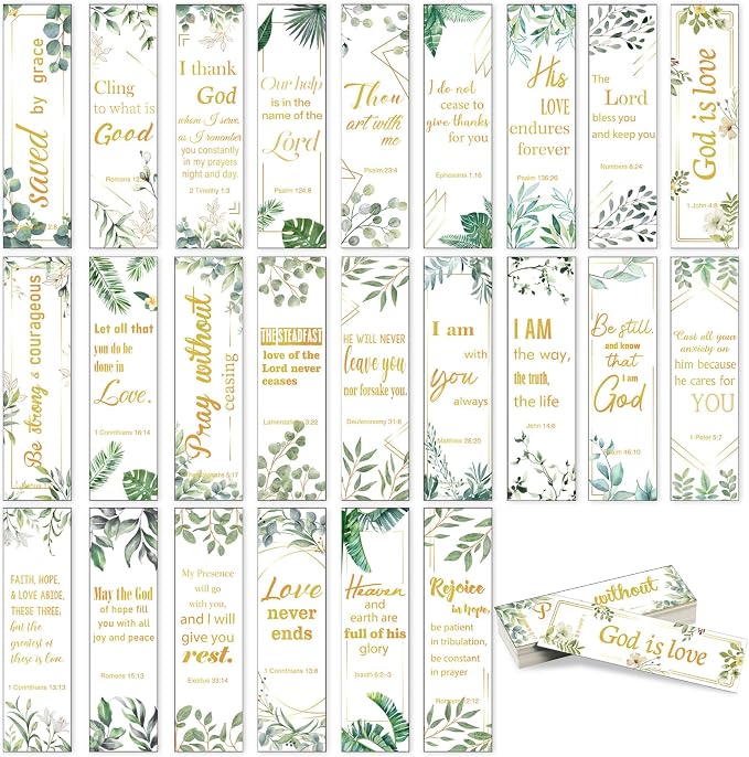 72 Pcs Christian Scripture Bookmarks for Women Back to School Gifts Bulk Christian Bible Verse Bookmarks Inspirational Positive Faith Flower Page Clips Spiritual Gift for Reading Lover(Classic Style)