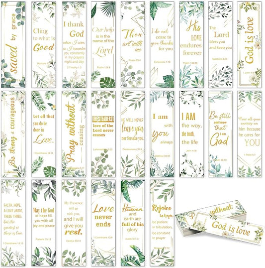 72 Pcs Christian Scripture Bookmarks for Women Back to School Gifts Bulk Christian Bible Verse Bookmarks Inspirational Positive Faith Flower Page Clips Spiritual Gift for Reading Lover(Classic Style)
