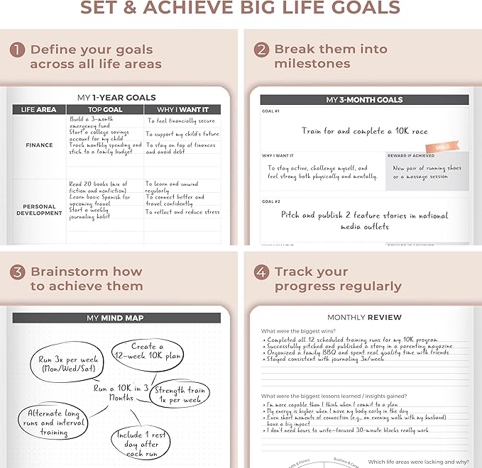 Clever Fox Planner PRO Dated (Jan 2026–Jan 2027) Weekly & Monthly Life Planner to Increase Productivity, Time Management and Hit Your Goals – Organizer, Gratitude Journal – A4 Size (Rose Gold)