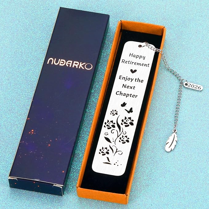 2026 Best Retirement Gifts for Woman Man 2026 Cool Teacher Retirement Retired Gifts for Women Men Female Going Away Leaving Gift for Women Men Friends Happy Retirement Enjoy the Next Chapter Bookmark