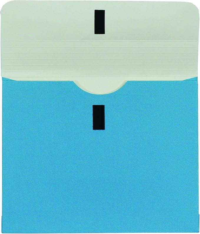 Mead Brite Wallet Letter File, 8 1/2 x 11-Inch (35362) (Color may vary)
