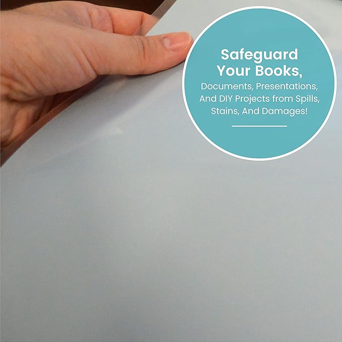 Con-Tact Brand Clear Adhesive Protective Liner, Protect Books and Documents, Easy to Apply Book Cover, 13.5'' x 5'