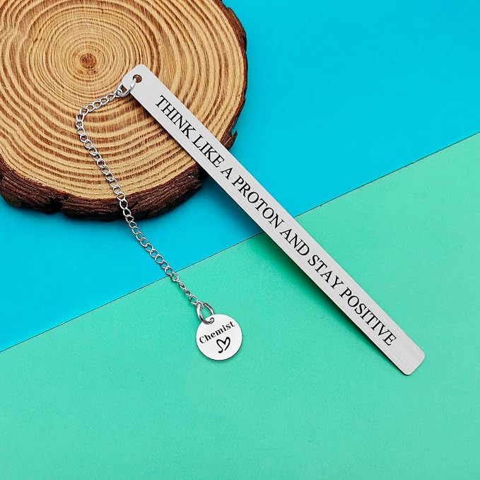 Reading Lovers Chemist Bookmark - Chemistry Science Teacher Appreciation Gift - Encouragement for Scientist, Physicist, Student Graduation - Book Lover Readers Bookworm Gift