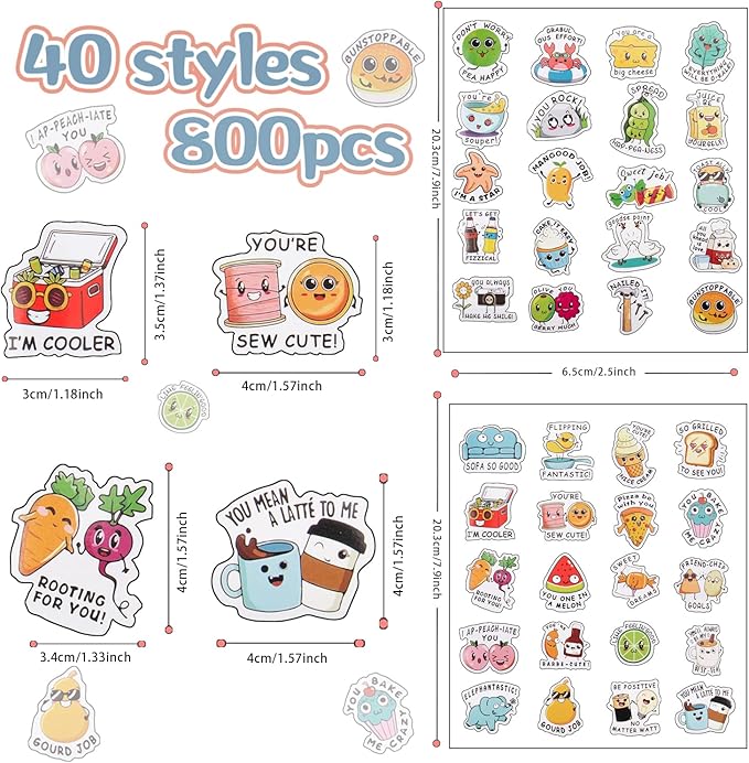 800pcsTeacher Classroom Motivational Stickers for Kids Students (800 pcs Teacher stickers2)