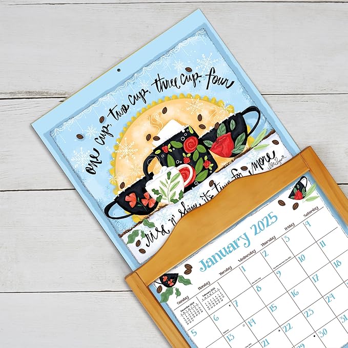 Lang, Coffee 2025 by LoriLynn Simms Wall Calendar