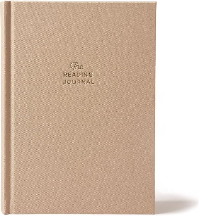 Kunitsa Co. Reading Journal - 52 reviews. Review and Track Your Reading. Book Journal for Book Lovers & Readers. Beige