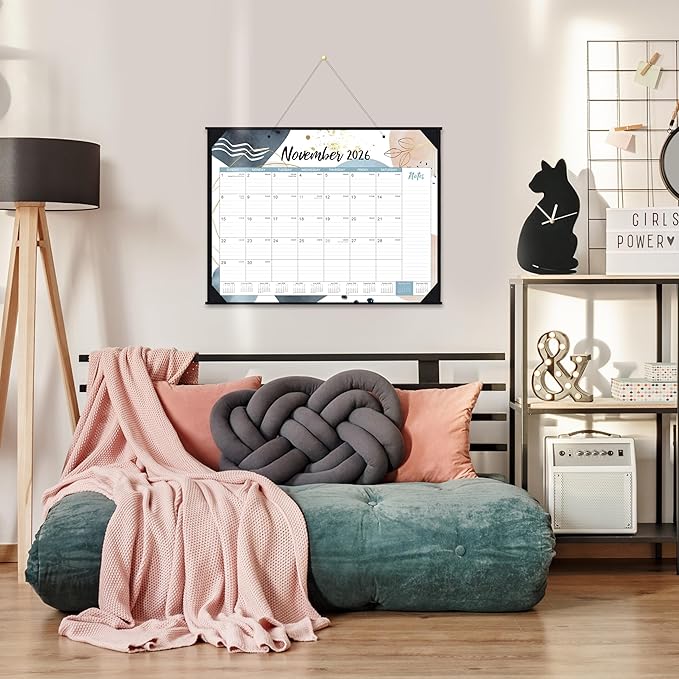 2026-2027 Desk Calendar - Large Desk Calendar 22'' x 17'', Jul 2026 - Dec 2027, 18 Months Calendar 2026-2027, Desk Pad, Large Ruled Blocks, Notes Section, Great Desk/Wall Calendar Organizer