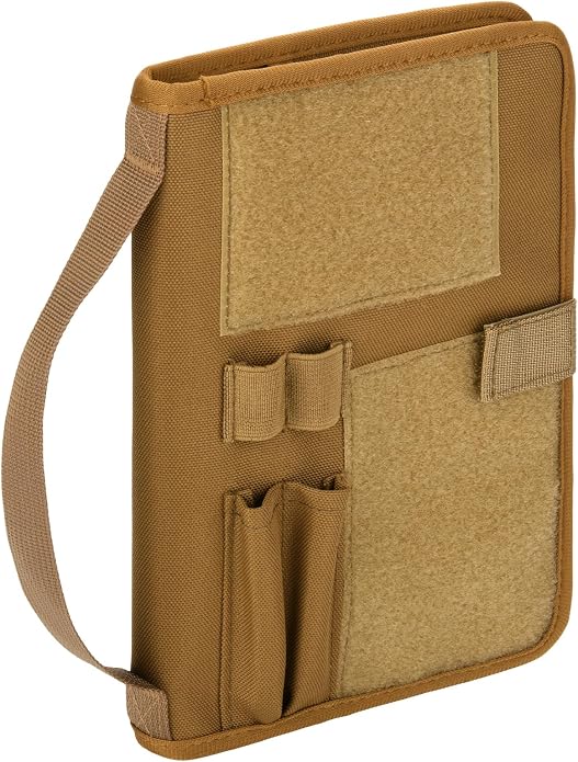 Homakover Black OCP Military Log Book Cover, 5.5”X 8” Army Tactical Military Notebook Holder, OCP Green Book Protective Cover