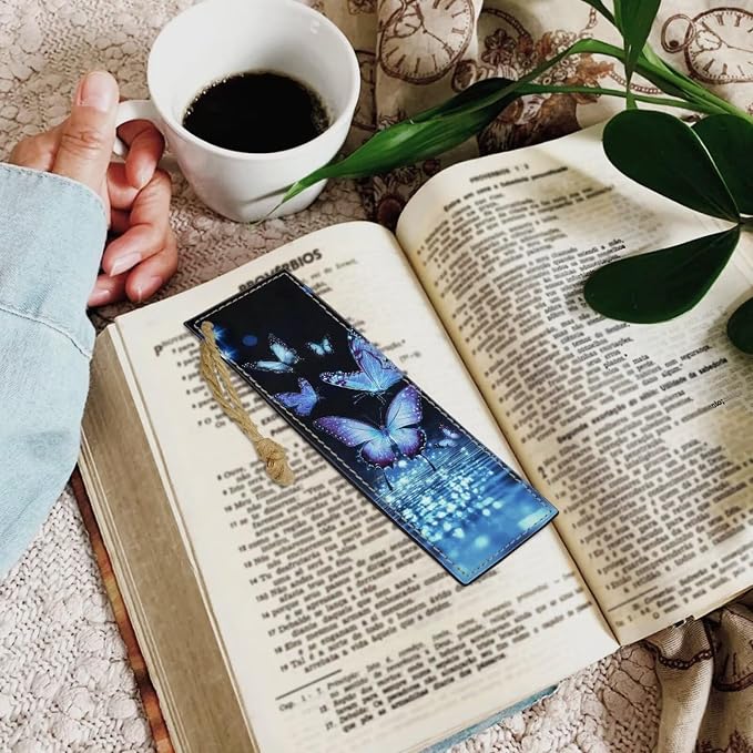 Glowing Butterfly Bookmark for Book Lovers Cute Sloth Bookmarks for Reading Lovers Funny Bookmark for Women Men Book Lovers Bookmarks Aesthetic