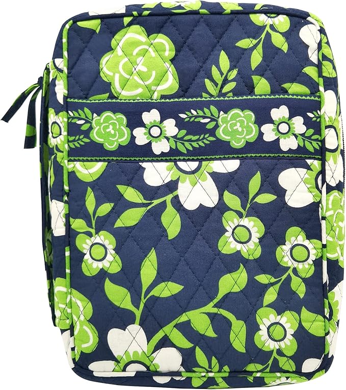 DIWI Quilted Bible Cover Extra Large Sizes 11.25 X 8.25 X 2.75 Inches Good Book Case (XL, C1 Miss You)