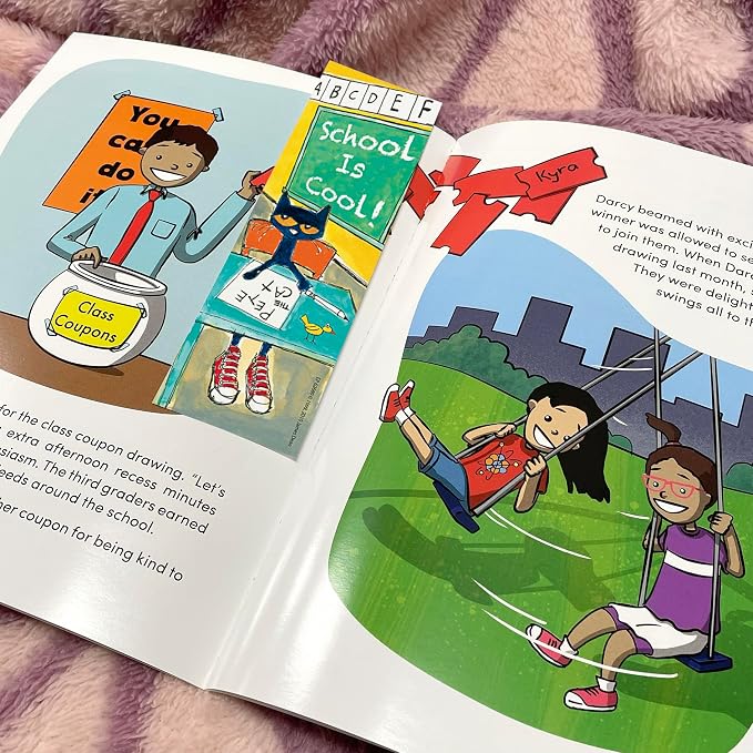 Edupress Pete the Cat School is Cool Bookmarks (EP62689)