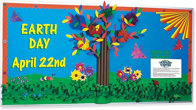 Fadeless Bulletin Board Paper, Fade-Resistant Paper for Classroom Decor, 48” x 12’, Apple Green, 1 Roll