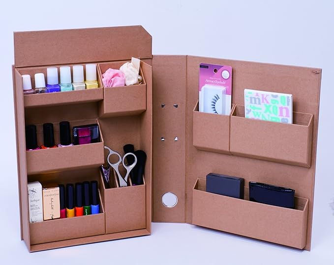 Nakabayashi LST-FA4KR Lifestyle Tool Small Storage Box File A4 Craft