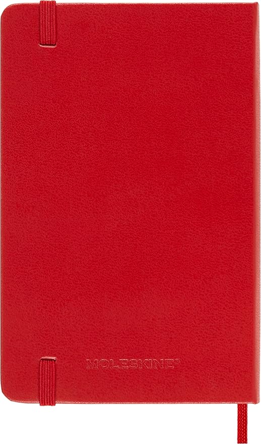 Moleskine Classic 18 Month 2023-2024 Weekly Planner, Hard Cover, Pocket (3.5" x 5.5"), Scarlet Red