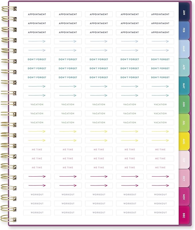 AT-A-GLANCE 2027 Planner, Simplified by Emily Ley, Weekly & Monthly, 8.5" x 11", Nostalgia Pink (EL60-905-27)