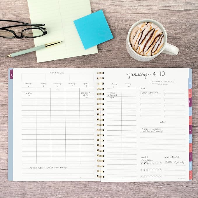 AT-A-GLANCE 2027 Planner, Weekly & Monthly, 13-Month Jan-Jan, 8.5" x 11", Harmony, Ice Blue (1099-905-38-27)