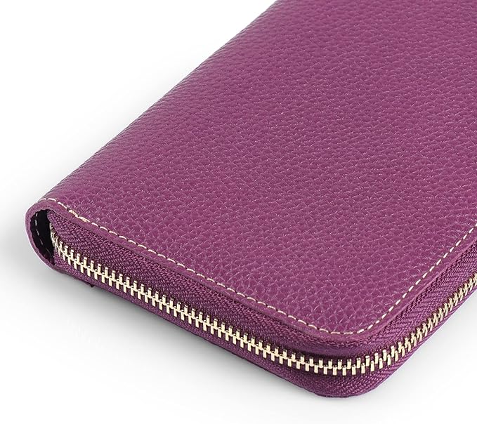Londo Genuine Leather Padfolio – Portfolio Folder with Pencil Holder, Notepad & Zipper Closure for Business, Office & Travel