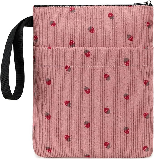 Book Sleeve, Book Covers for Paperbacks with Zipper, Book Lover Gifts