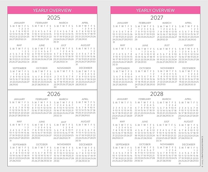 Graphique 2 Year Pocket Planner | 29 Month Organizer, Aug. 2025 – Dec. 2027 | Monthly Calendar & Notes Spreads | Marked Holidays | Island Paradise | 3.75” x 6"