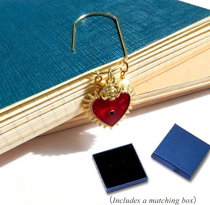 Planner Paper Clip Bookmark – Cute Decorative Paperclip with Charm, Journal and Bookmark Clip for Planners, Notebooks, Books, and Reading Accessories