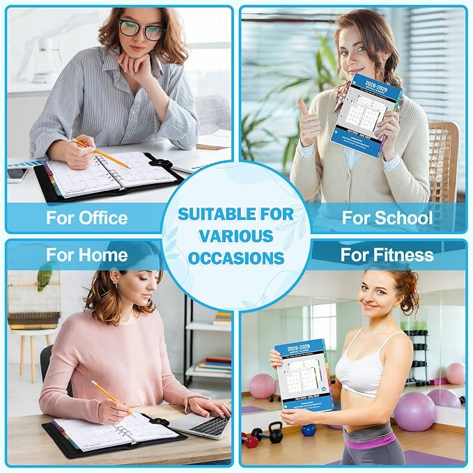 2026-2029 Monthly Planner Refills: 36 Months A5 Planner Inserts for 6-Ring Binder, Runs from July 2026 to June 2029, 6-Hole Punched Calendar Inserts 2026-2029 with Tabs, 5-3/4" x 8-1/4"