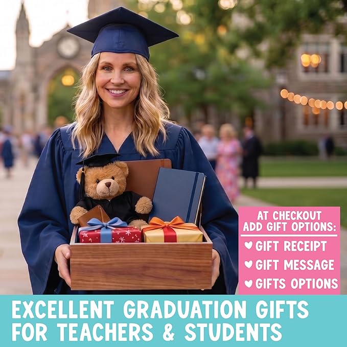 Hadley Designs Large Teacher Desk Calendar 2026-2027 - Desktop Calendar 2026, 18-Month Desk Calendars for Home, Office & Classroom, Cute Classroom Must Haves, Teacher Appreciation Gifts