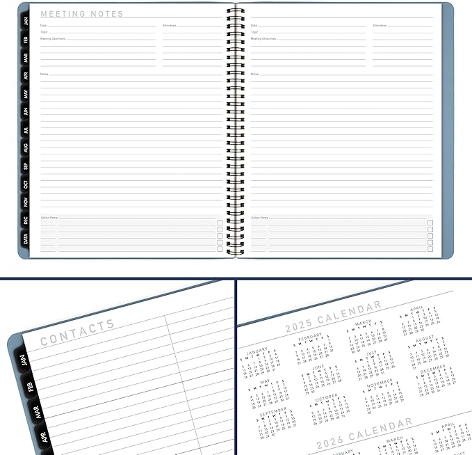 AT-A-GLANCE 2026 Planner, Monthly, 9” x 11”, Large, Contemporary, Drizzle (70250X2026)