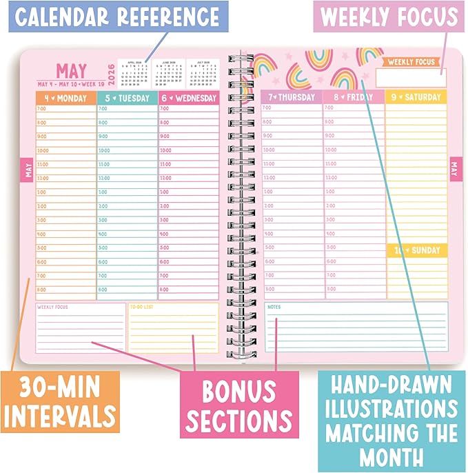 Hourly Appointment Book 2026-2027 - Appt Book 2026, Hourly Daily Weekly Monthly 2026 Appointment Planner, Schedule Planner, Scheduling Books, Appointments Calendar Home Office Business